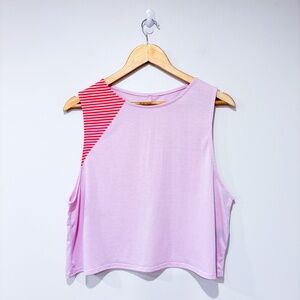 SIMONS Light pink wide tank top